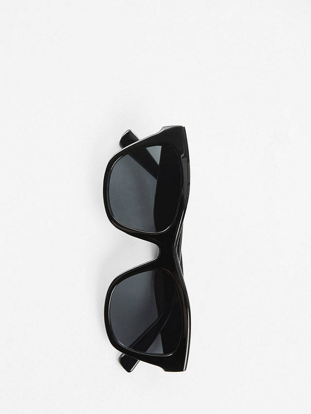 Mango Women's Mara Square Sunglasses, Black