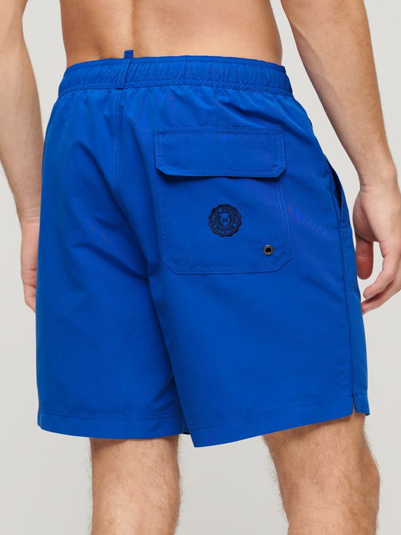 Superdry Vintage Polo 17" Swim Shorts, Voltage Blue, XL