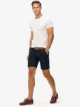 Superdry Slim Fit Stretch Chino Shorts, Eclipse Navy