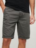 Superdry Officer Chino Shorts, Washed Grey