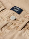 Superdry 5 Pocket Work Trousers, Canyon Sand Brown