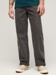 Superdry 5 Pocket Work Trousers, Blackboard