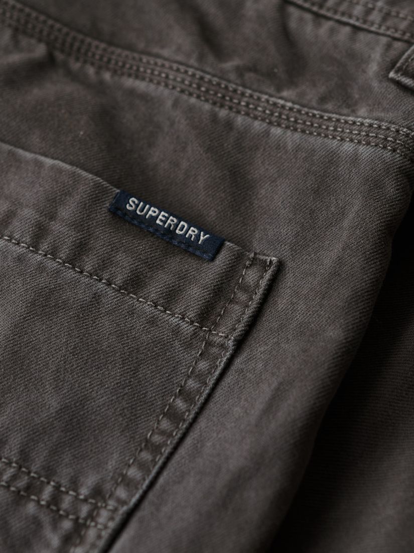 Superdry 5 Pocket Work Trousers, Blackboard at John Lewis & Partners