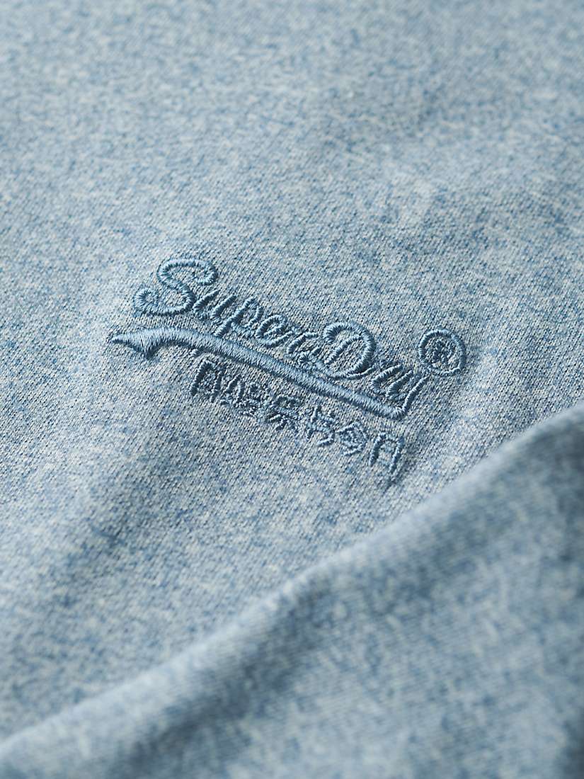 Buy Superdry Organic Cotton Vintage Logo Embroidered Henley Top Online at johnlewis.com