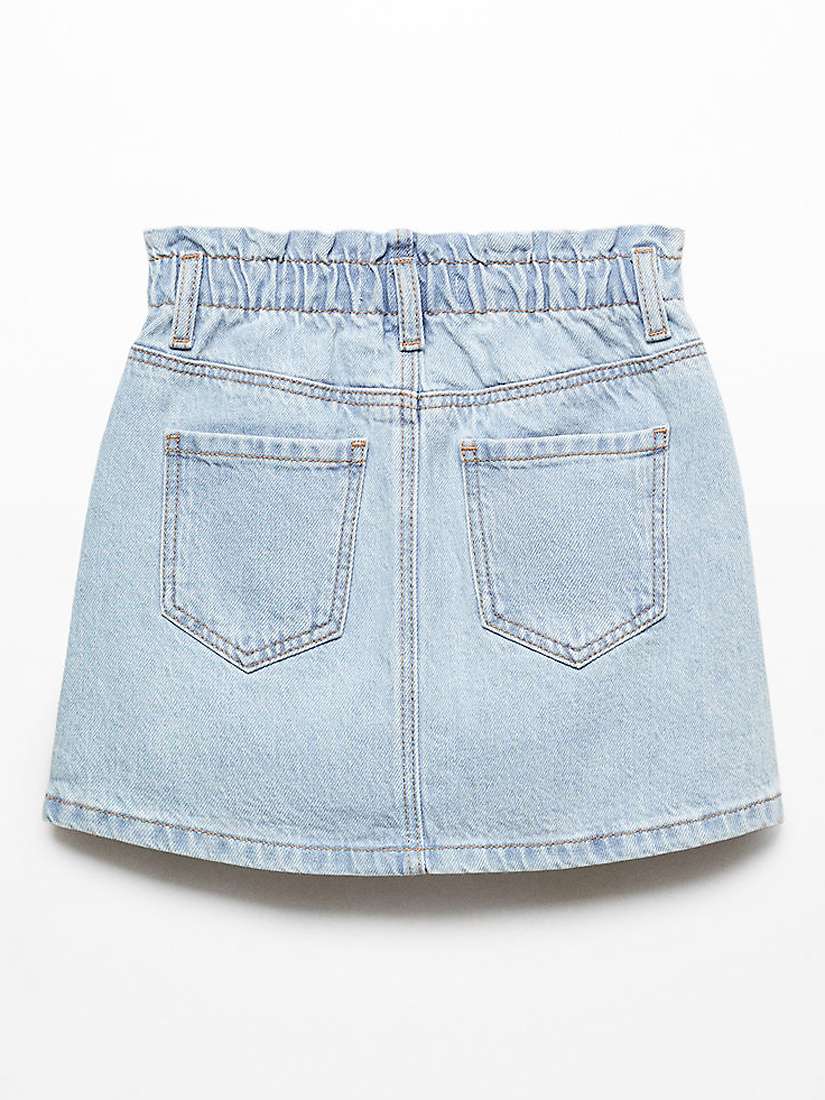 Buy Mango Kids' Cindy Paperbag Denim Mini Skirt Online at johnlewis.com