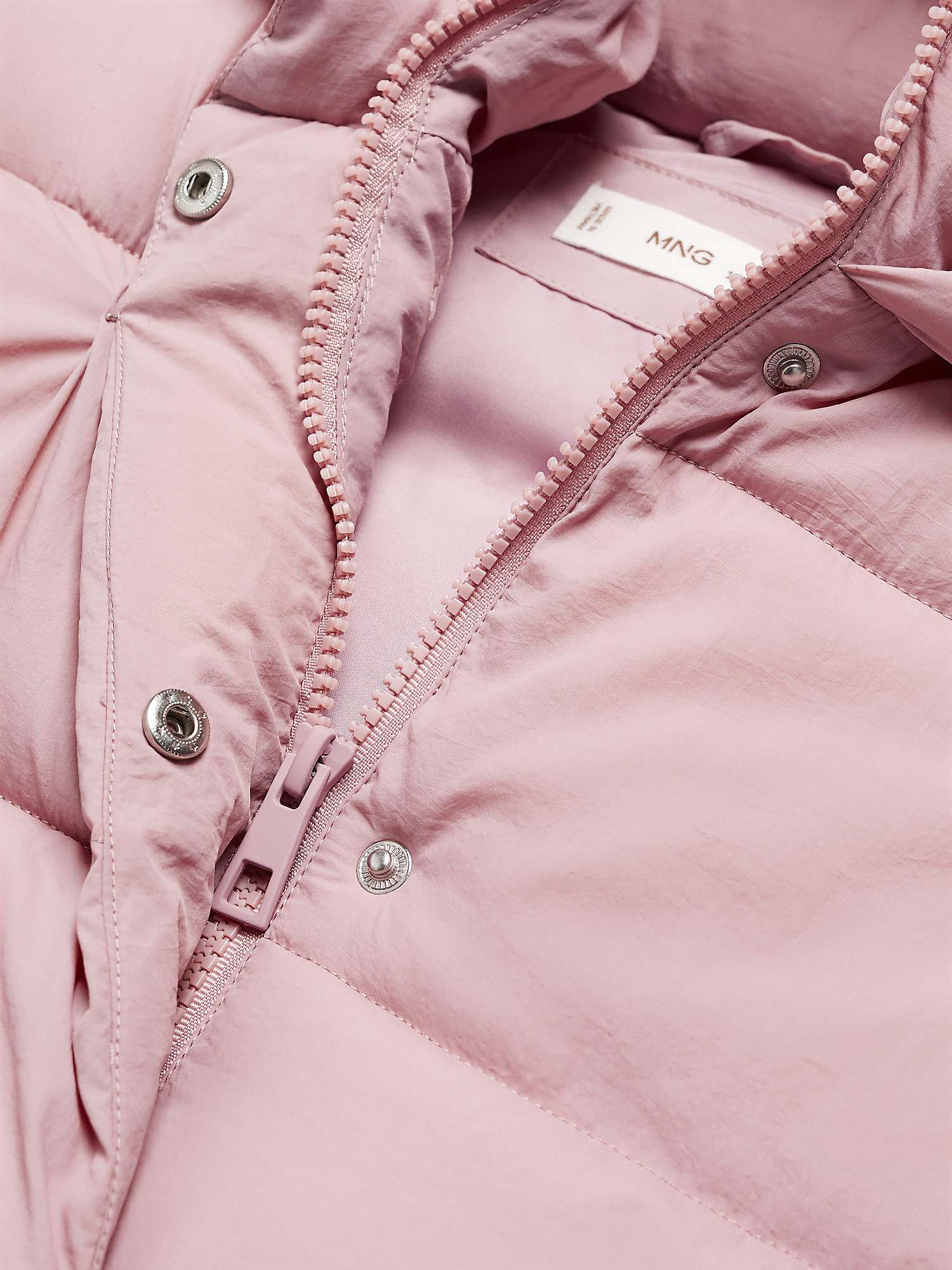 Buy Mango Kids' Mariana Quilted Hooded Gilet Online at johnlewis.com
