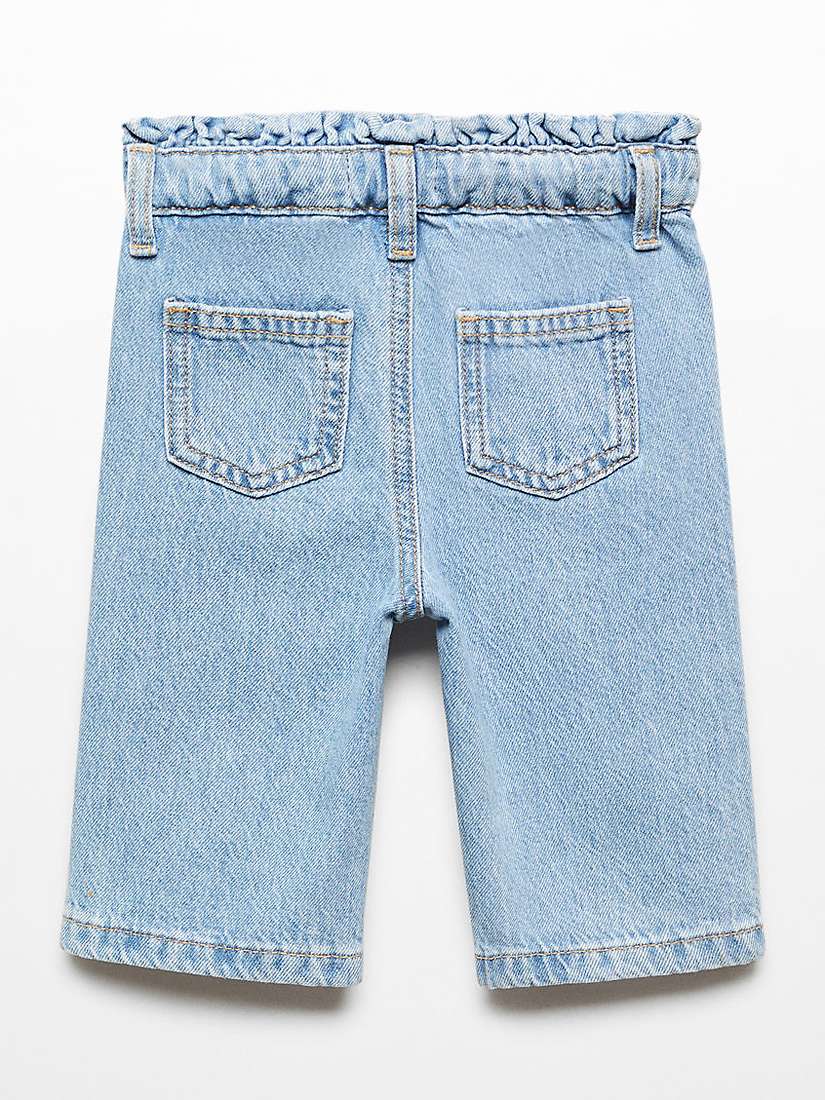 Buy Mango Baby Adina Straight Jeans, Open Blue Online at johnlewis.com
