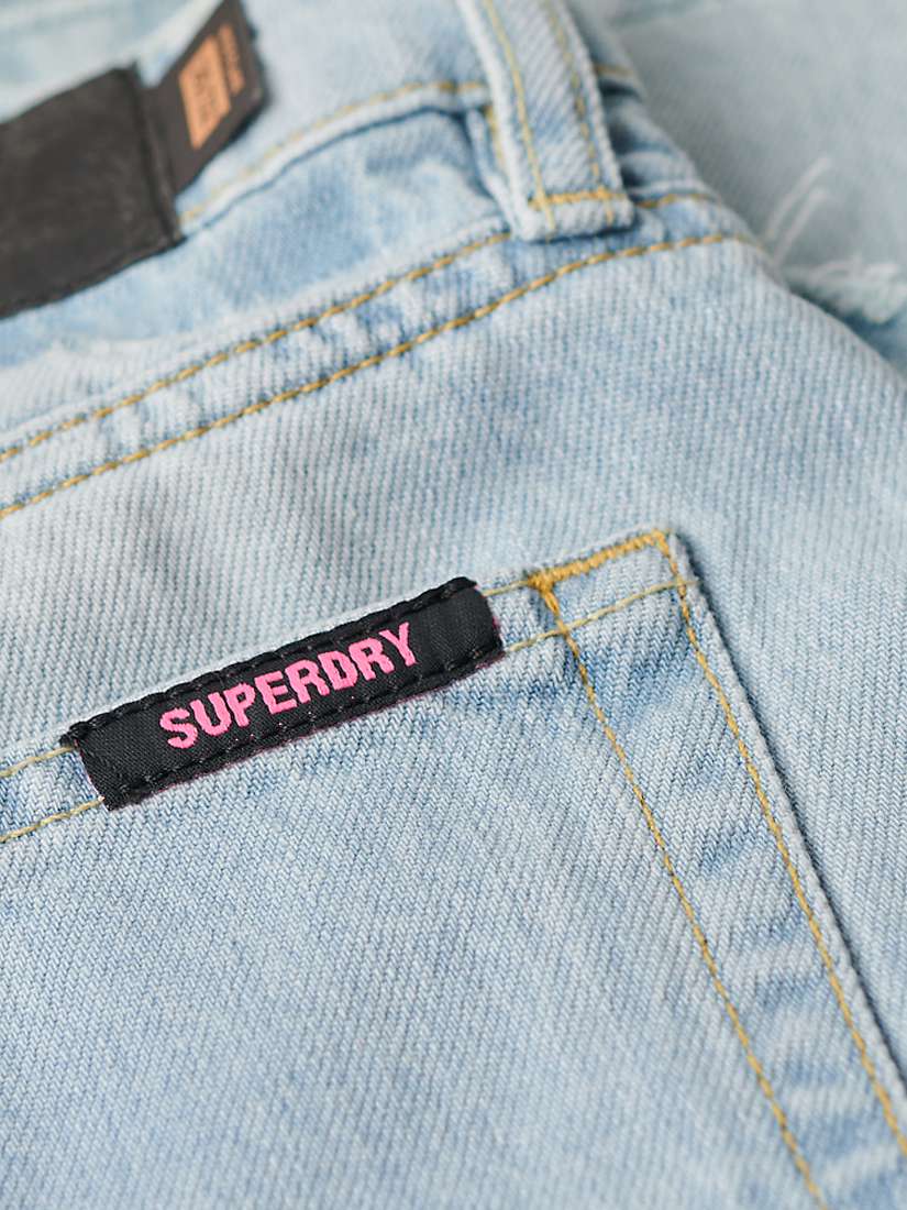 Buy Superdry Raw Hem Wide Leg Flare Jeans Online at johnlewis.com