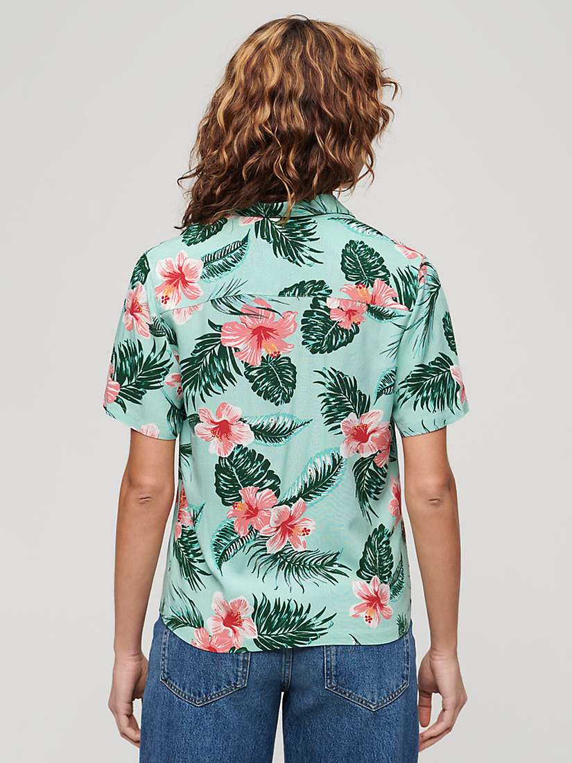Buy Superdry Beach Resort Shirt, Luna Rose Mint Online at johnlewis.com