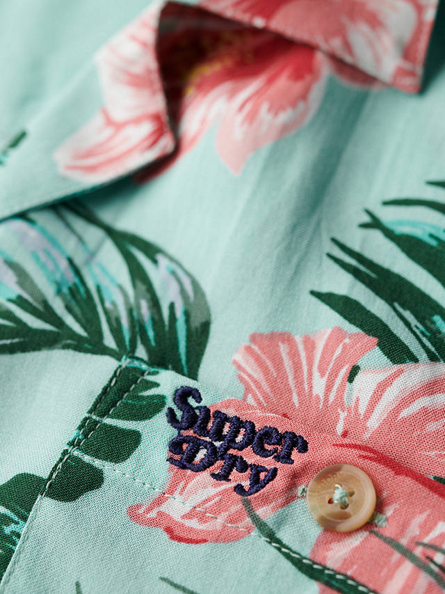 Superdry Beach Resort Shirt, Luna Rose Mint