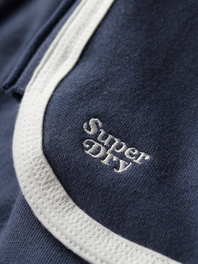 Superdry Sportswear Logo Racer Shorts, Mariner Navy