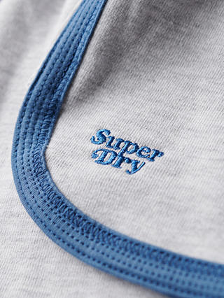 Superdry Essential Logo Racer Shorts, Glacier Grey Marl