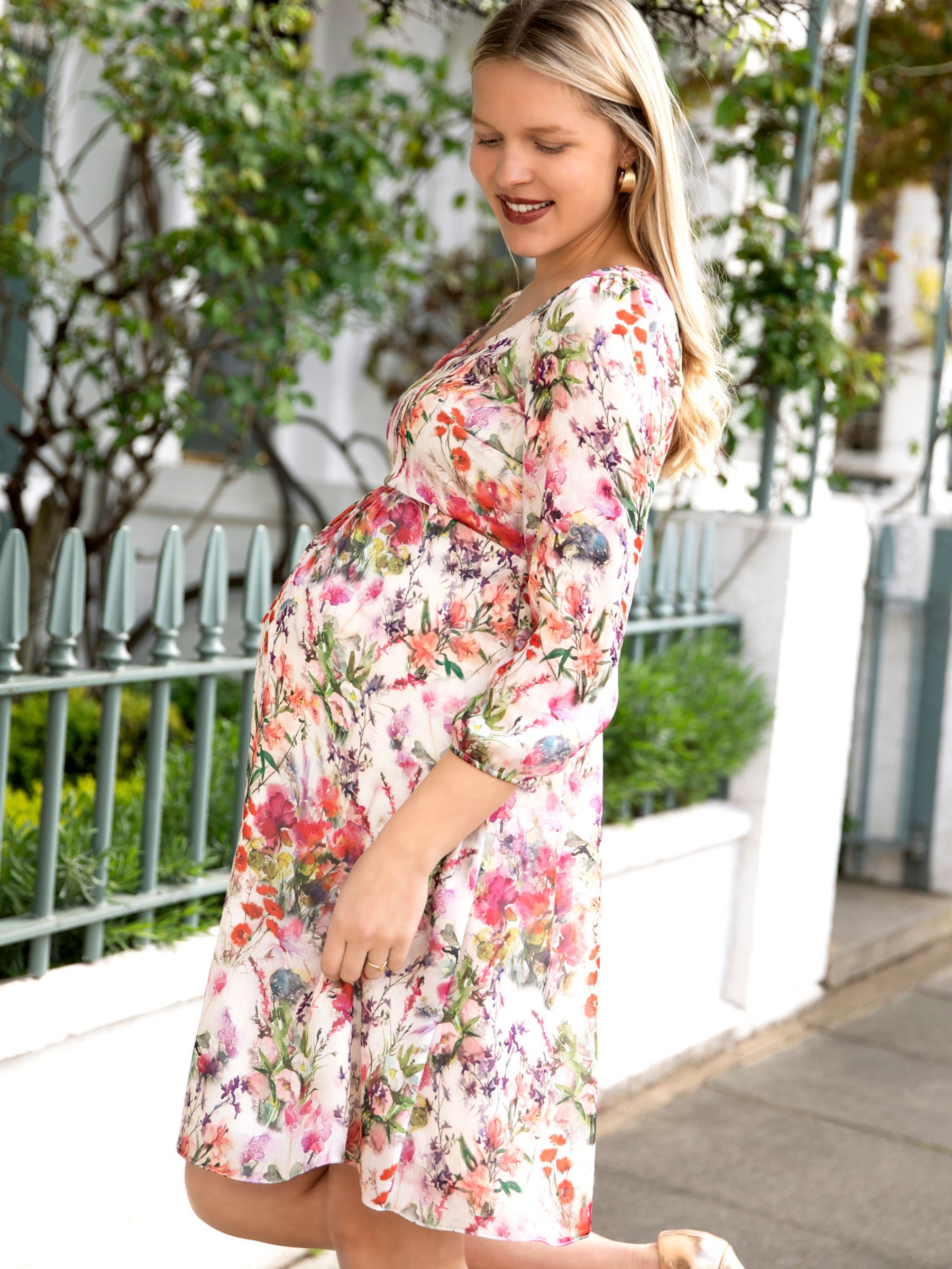 Buy Tiffany Rose Maternity Lucy Knee Length Dress, Wildflower Garden Online at johnlewis.com