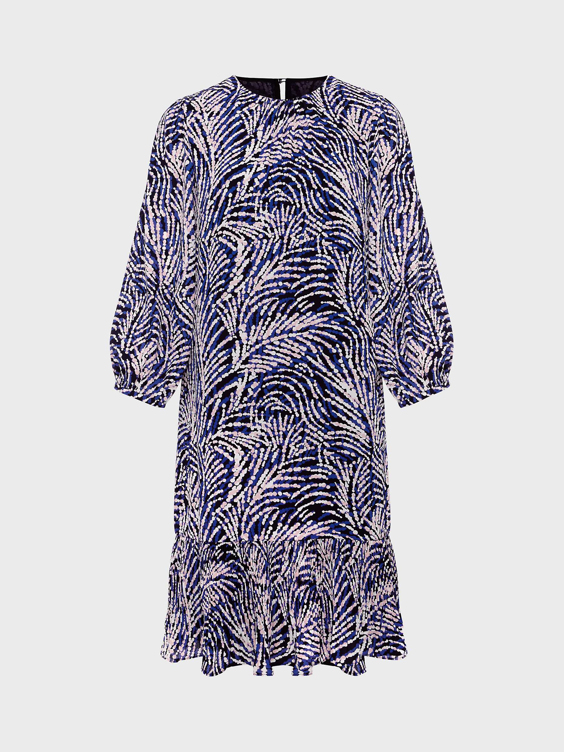 Buy Hobbs Petite Lilith Abstract Print Dress, Navy/Multi Online at johnlewis.com