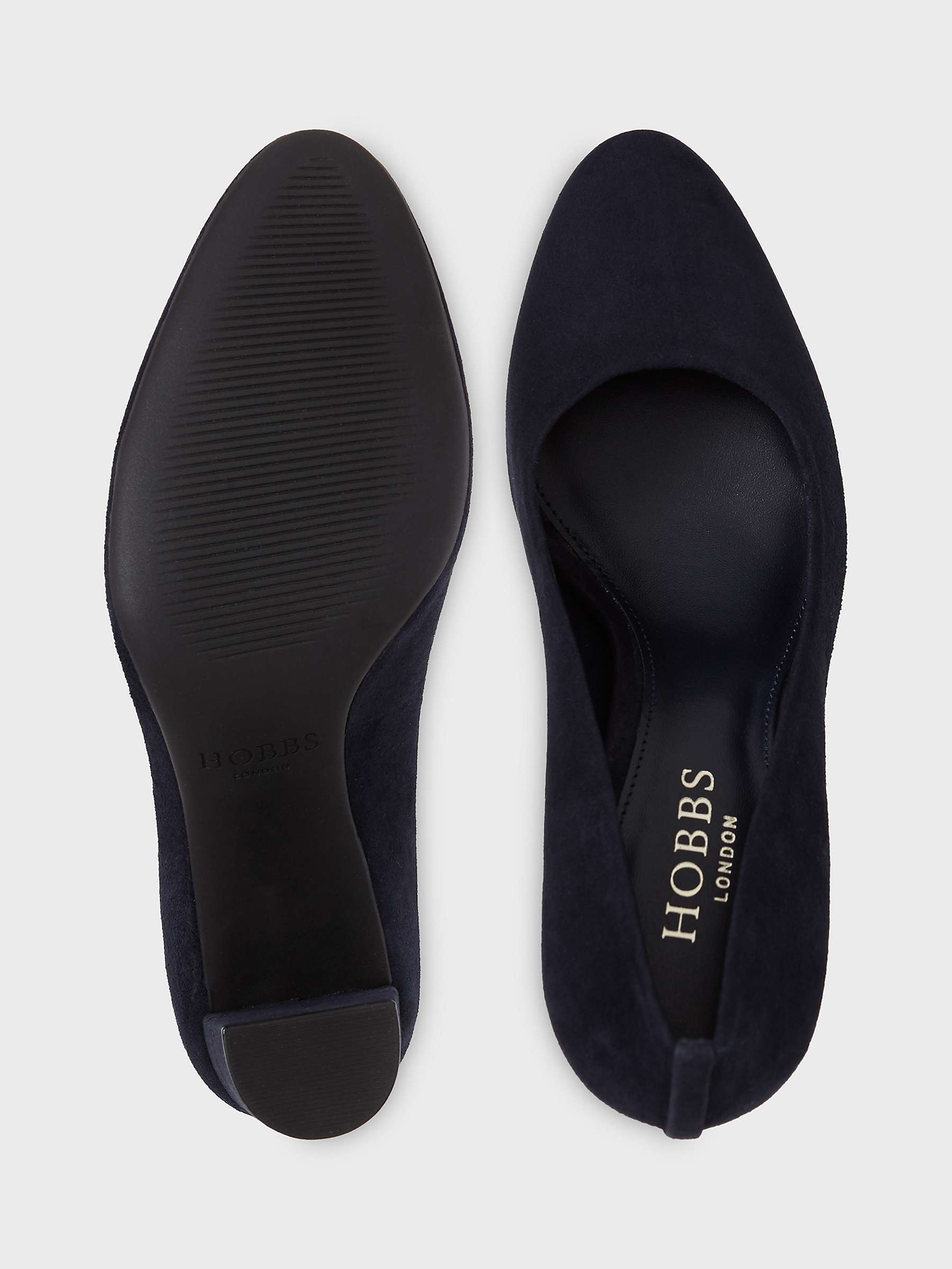 Buy Hobbs Sheri Court Shoes, Navy Online at johnlewis.com