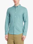 Farah Brewer Long Sleeve Organic Cotton Shirt, Brook Blue
