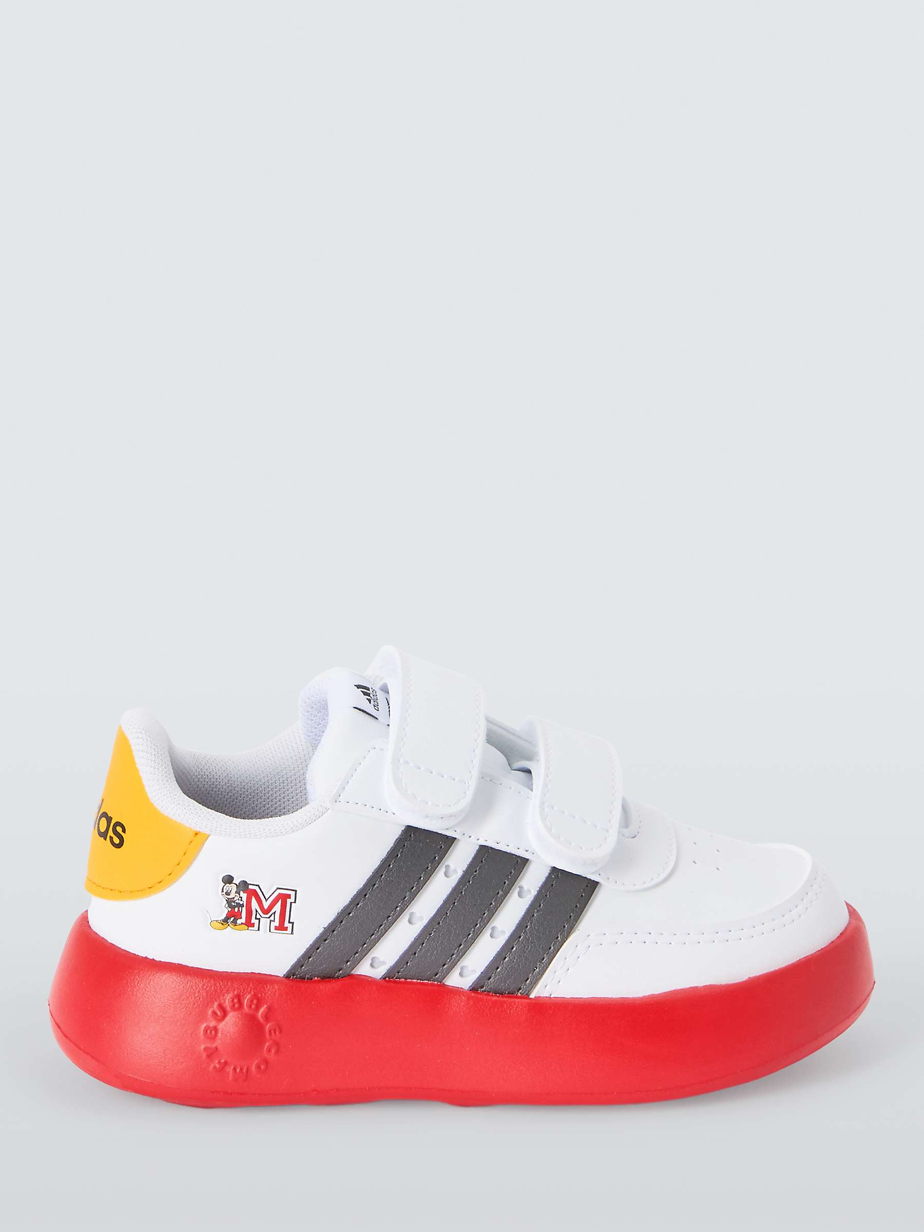 Buy adidas Kids' adidas X Disney Mickey Mouse Breaknet 2.0 Trainers, White/Multi Online at johnlewis.com