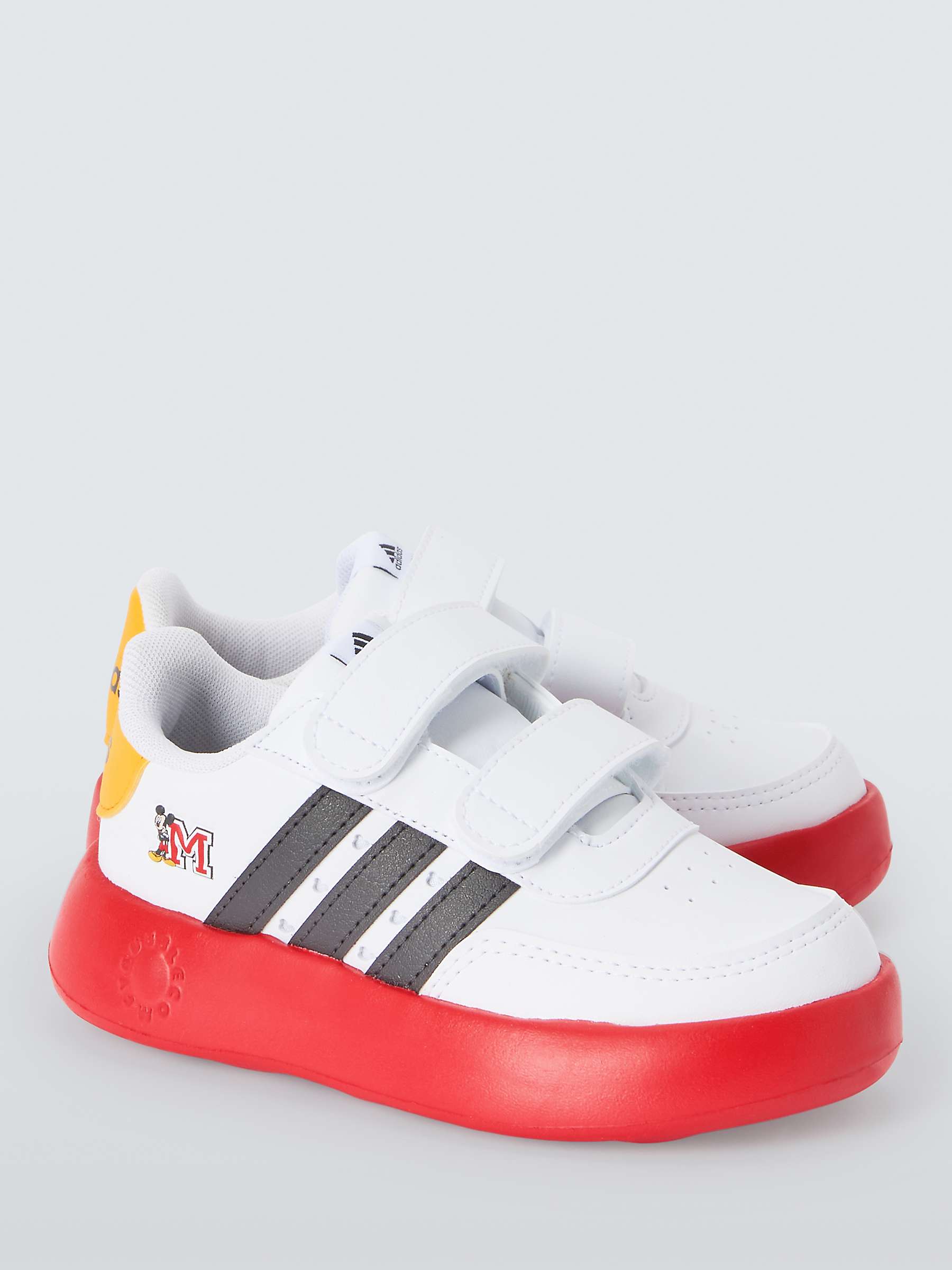 Buy adidas Kids' adidas X Disney Mickey Mouse Breaknet 2.0 Trainers, White/Multi Online at johnlewis.com