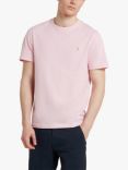 Farah Danny Regular Fit Organic Cotton T-Shirt, Powder Pink Marl