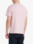 Farah Danny Regular Fit Organic Cotton T-Shirt, Powder Pink Marl