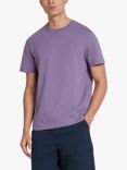 Farah Danny Regular Fit Organic Cotton T-Shirt, Slate Purple