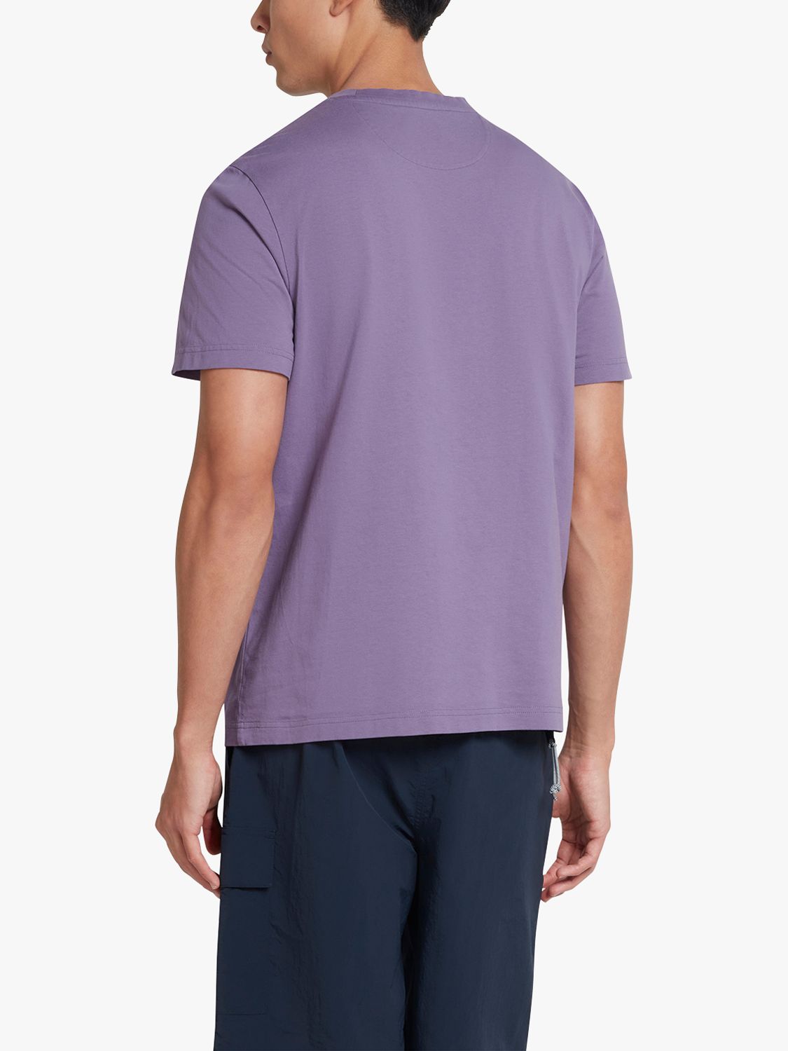 Farah Danny Regular Fit Organic Cotton T-Shirt, Slate Purple, S