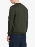 Farah Tim Slim Fit Organic Cotton Terry Sweatshirt, Evergreen
