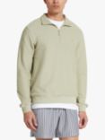 Farah Weah Twill 1/2 Zip Jumper, Green