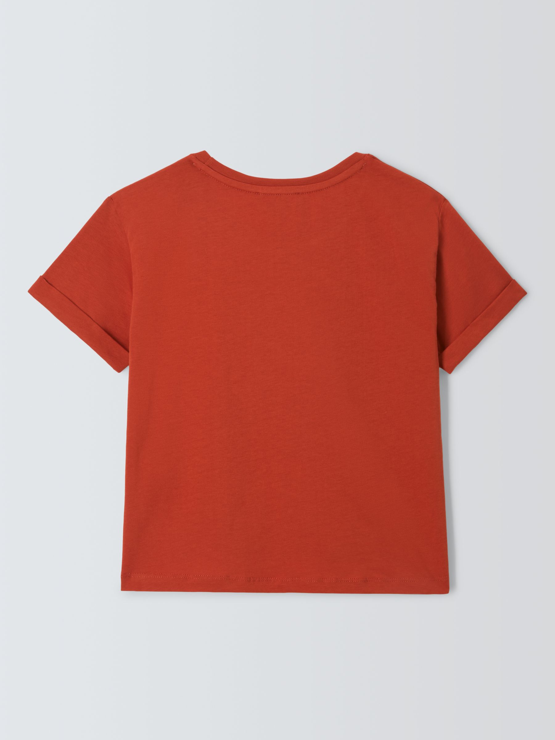 Armor Lux Kids' Fish Print Short Sleeve T-Shirt, Ketchup, 10 years