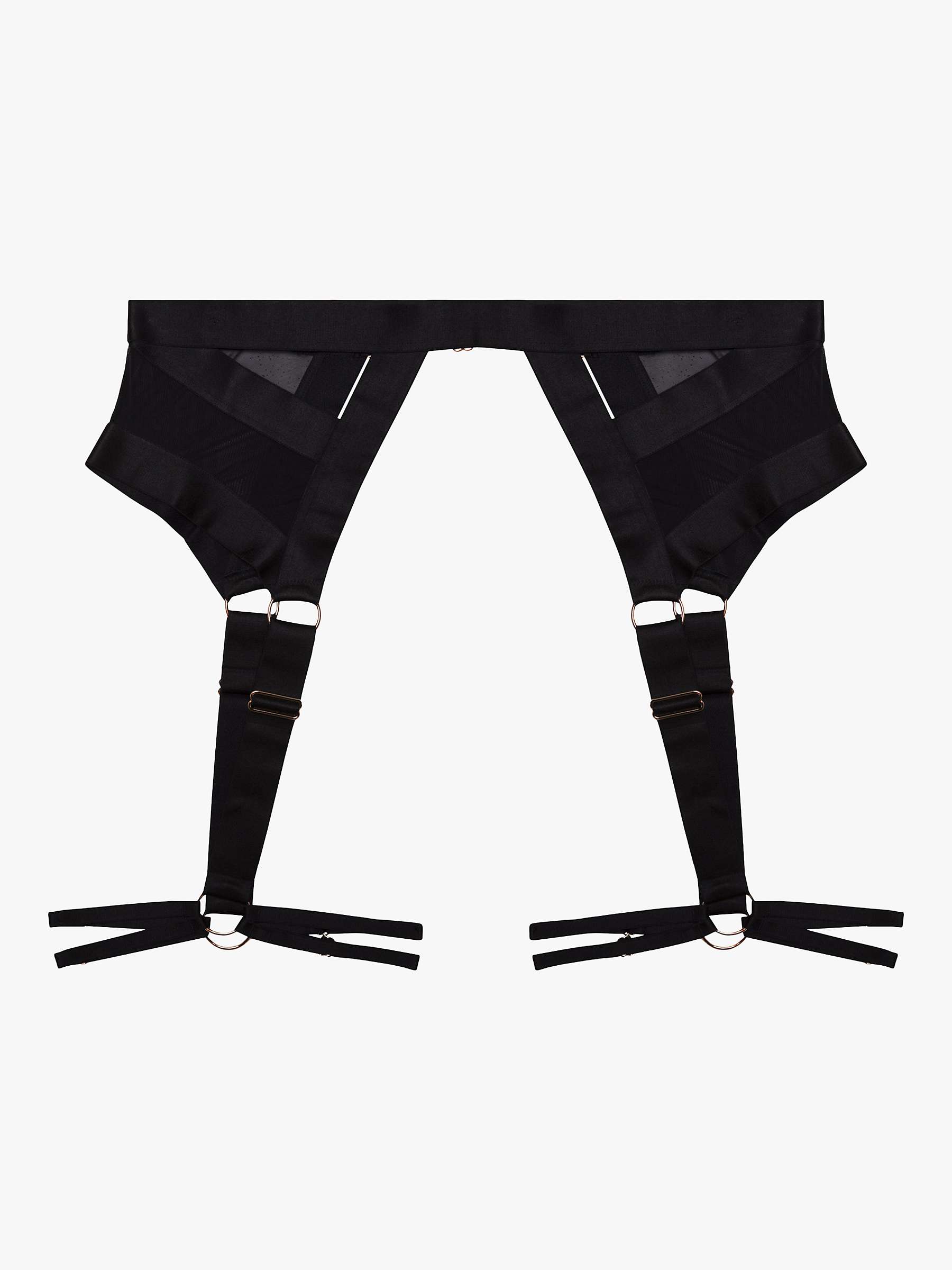 Buy Playful Promises Etta Mesh & Elastic Strap Harness Suspenders, Black Online at johnlewis.com