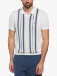 Original Penguin Stripe Polo Top, Bright White