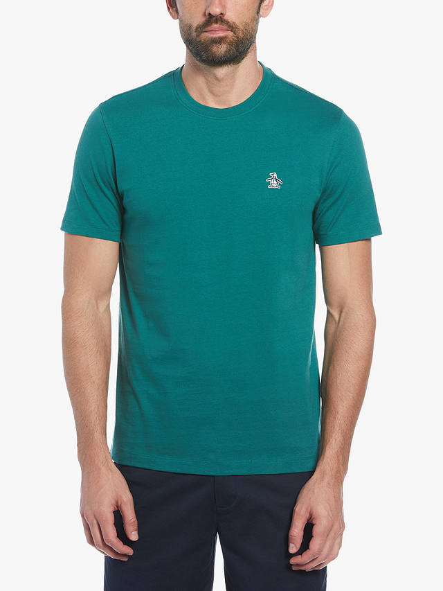 Original Penguin Short Sleeve Tipped Ringer T-Shirt, Green