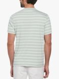 Original Penguin Breton Stripe Short Sleeve T-Shirt, Green/White