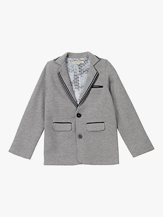 Angel & Rocket Kids' Ashton Tailored Jersey Blazer, Grey