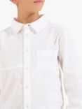 Angel & Rocket Kids' Thomas Textured Panel Shirt, White