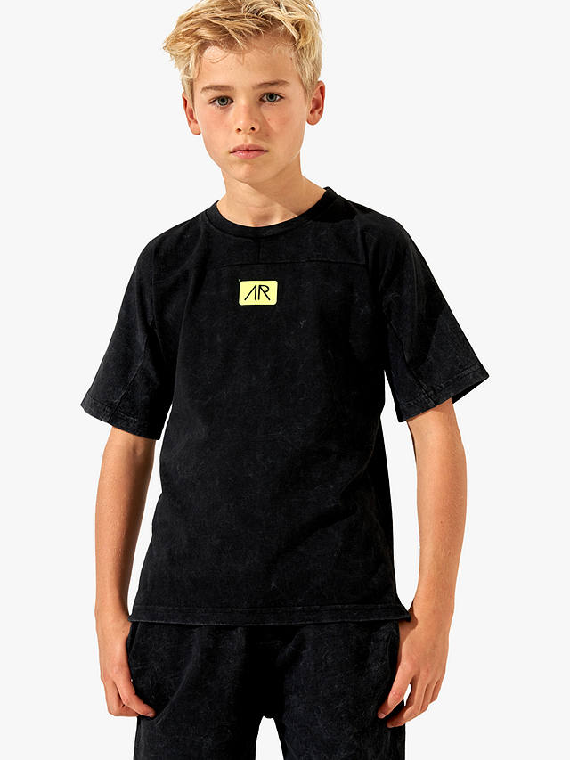 Angel & Rocket Kids' Evan Authentic Wash T-Shirt, Charcoal