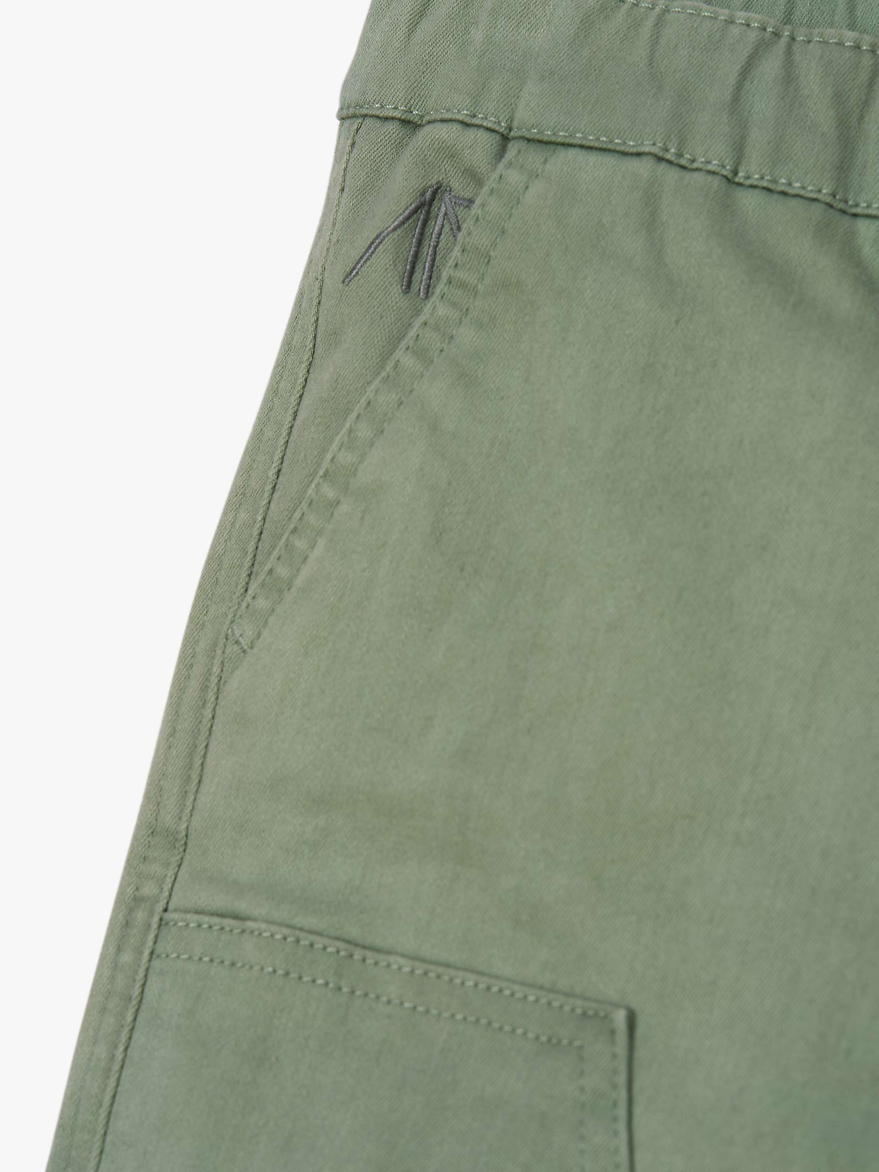 Buy Angel & Rocket Kids' Jace Stitch Detail Washed Trousers, Green Online at johnlewis.com