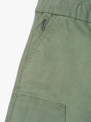 Angel & Rocket Kids' Jace Stitch Detail Washed Trousers, Green