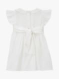 Angel & Rocket Baby Molly Embroidered Collar Smock Dress, Cream