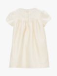 Angel & Rocket Baby Sofia Tafetta Lace Trim Dress, Cream