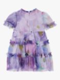 Angel & Rocket Baby Beatrice Lavender Frill Mesh Dress, Purple