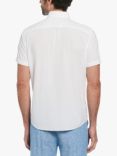 Original Penguin Crinkle Yarn Short Sleeve Shirt, Bright White