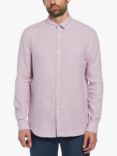 Original Penguin Linen Long Sleeve Shirt, Lavender Frost