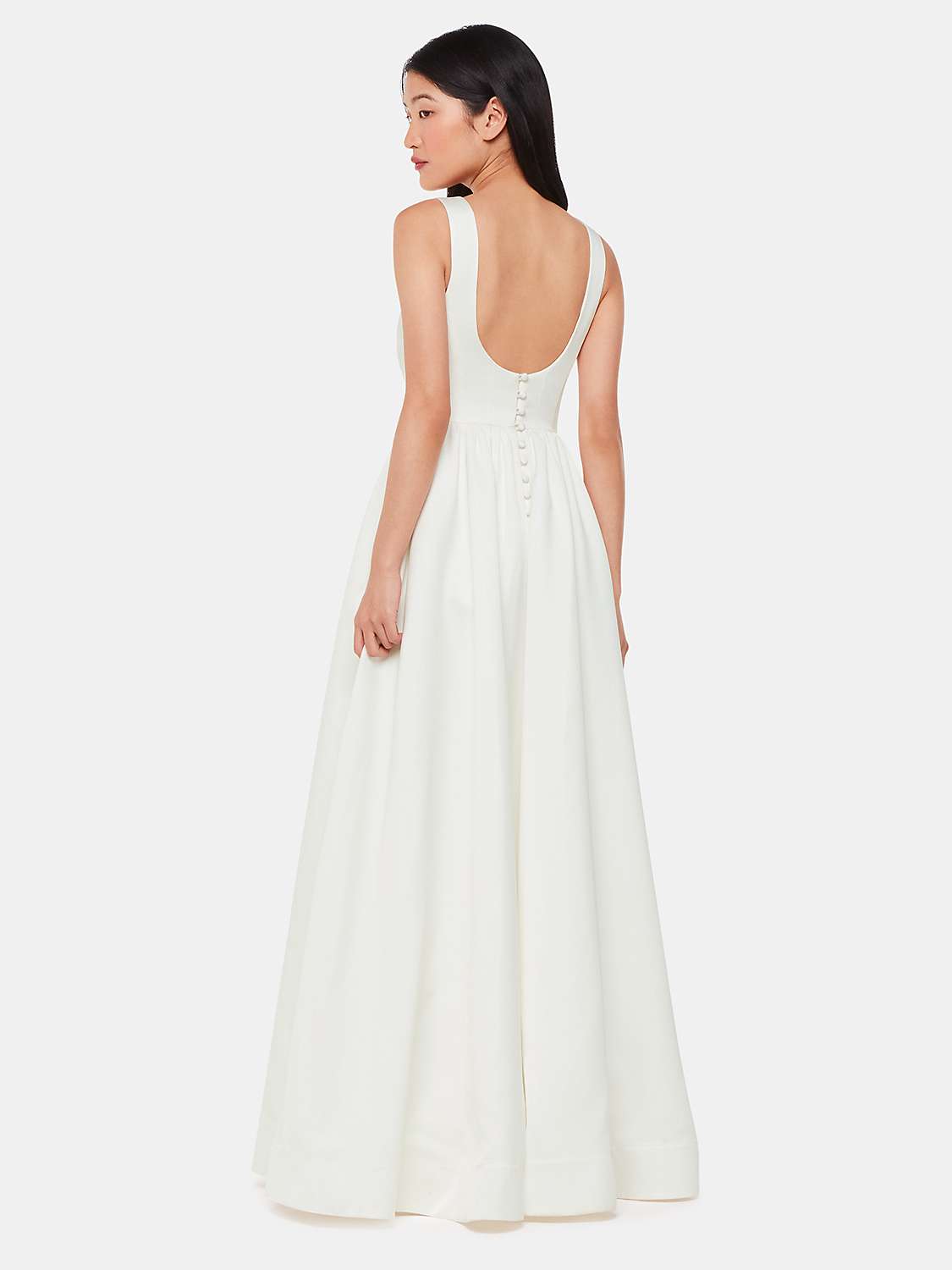 Buy Whistles Lettie Wedding Dress, Ivory Online at johnlewis.com