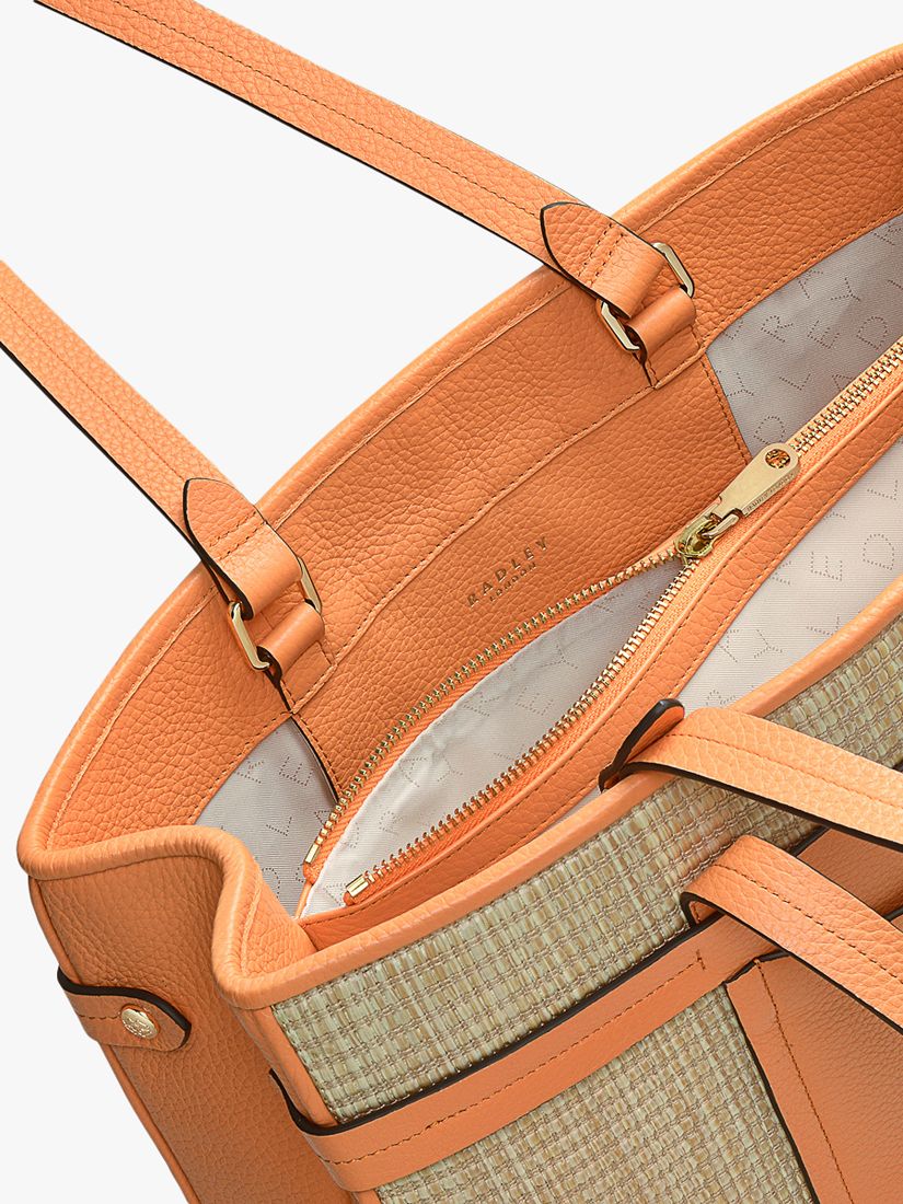 Buy Radley Florence Road Large Ziptop Shoulder Bag, Apricot Online at johnlewis.com