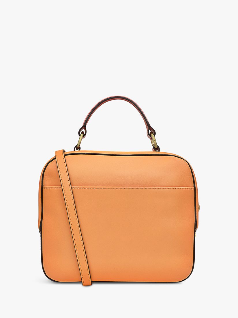 Buy Radley Spring Street Small Zip Around Grab Bag, Apricot Online at johnlewis.com