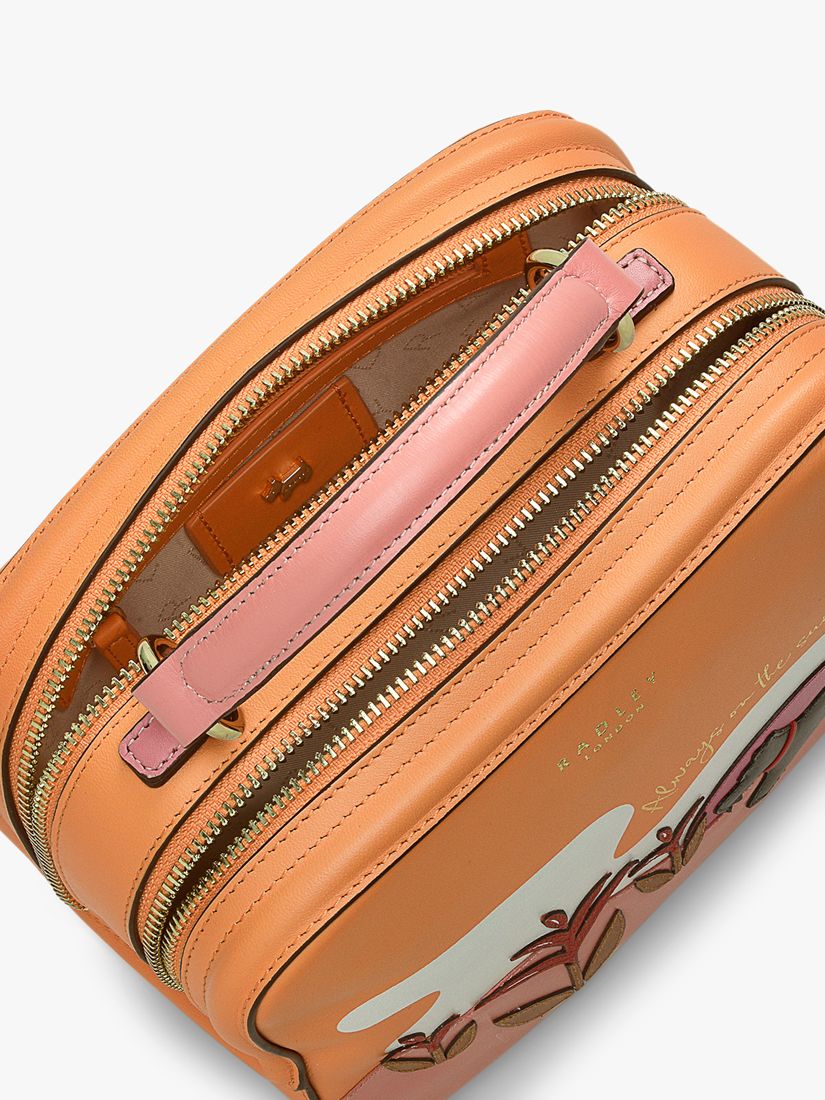 Buy Radley Spring Street Small Zip Around Grab Bag, Apricot Online at johnlewis.com