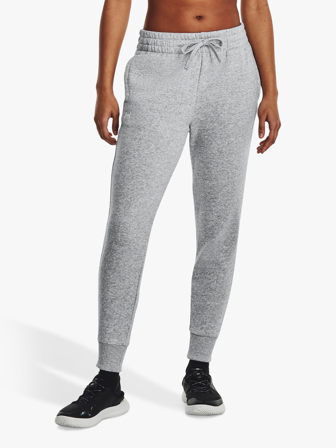 Under Armour Rival Ultra Soft Joggers, Heather/White, S