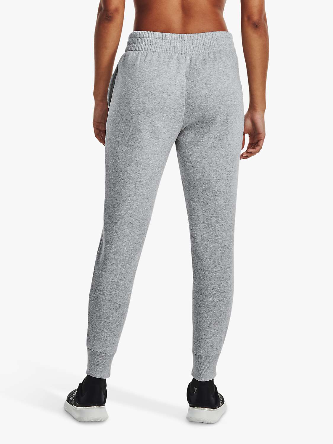Buy Under Armour Rival Ultra Soft Joggers, Heather/White Online at johnlewis.com