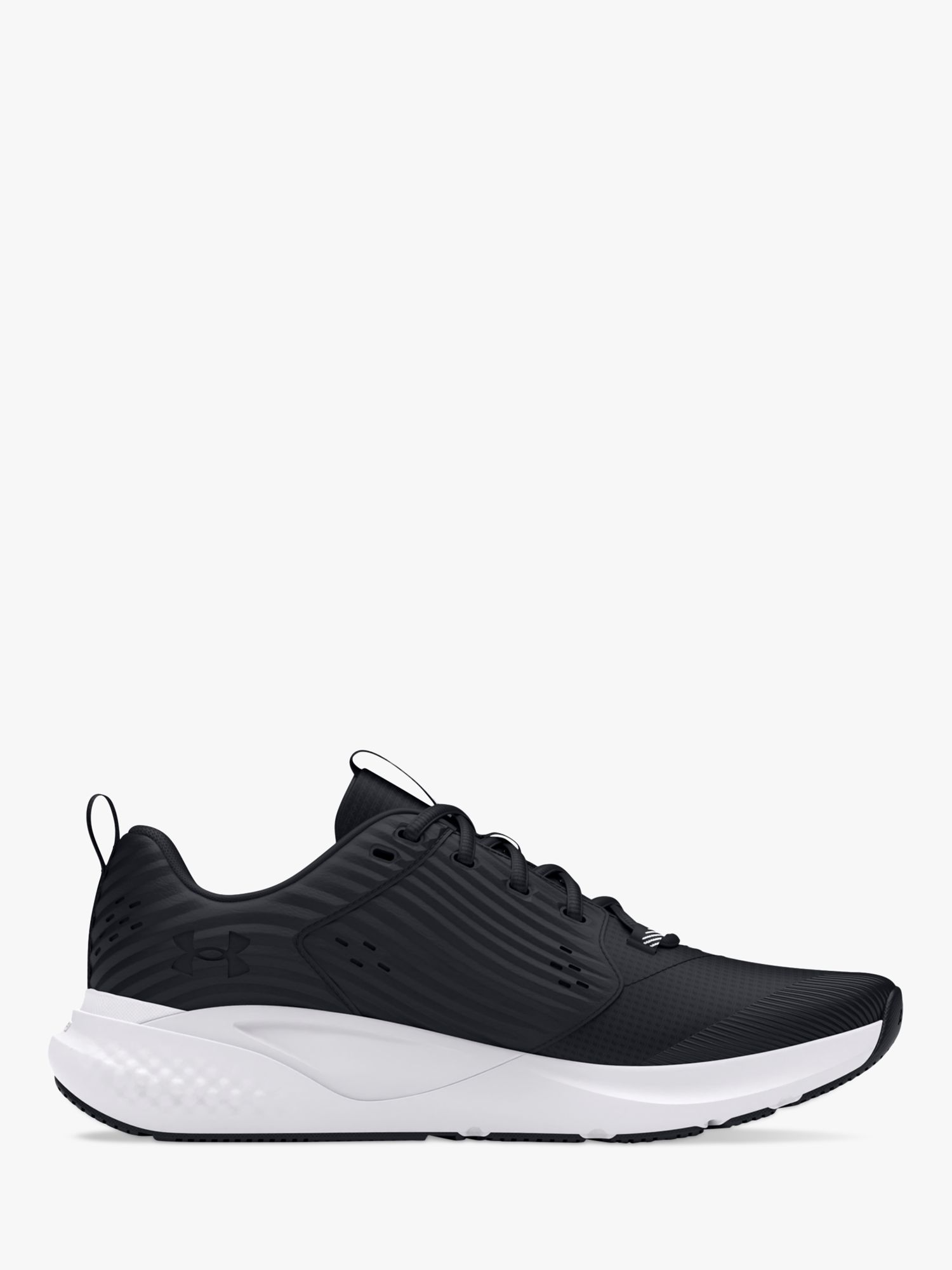 Under Armour Charged Men's Running Shoes, Black/White, 9